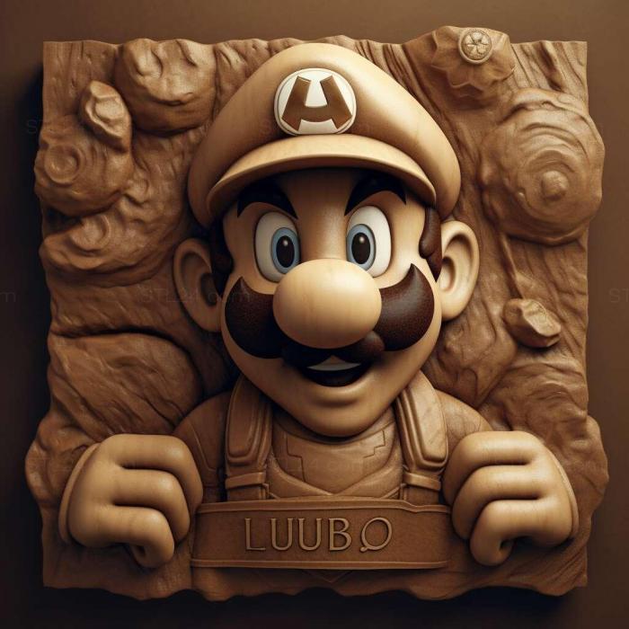 Games (New Super Luigi U 1, GAMES_19185) 3D models for cnc