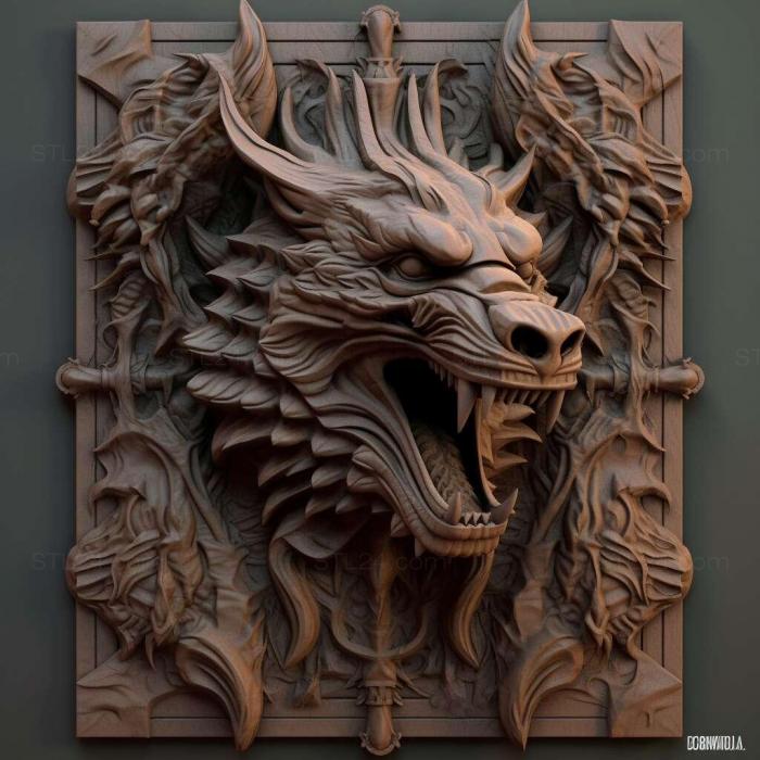 Games (Dragon Age Dreadwolf 2, GAMES_19222) 3D models for cnc