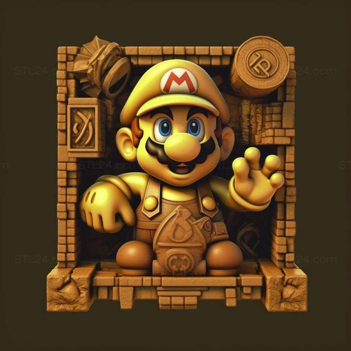Games (Super Mario Maker 2 2, GAMES_19414) 3D models for cnc