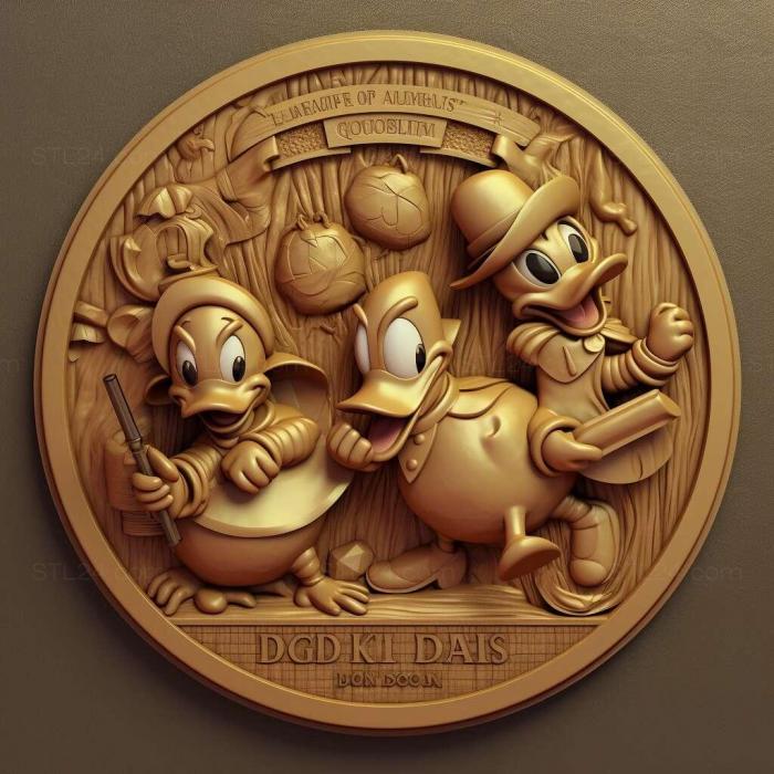 Games (Disneys Duck Tales The Quest for Gold 1, GAMES_19561) 3D models for cnc