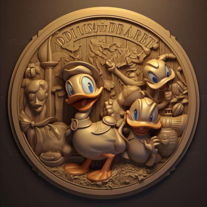 Games (Disneys Duck Tales The Quest for Gold 2, GAMES_19562) 3D models for cnc