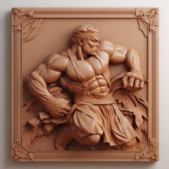 Games (Street Fighter II 1, GAMES_19785) 3D models for cnc