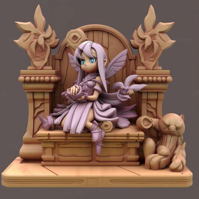 Games (Disgaea 3 Absence of Justice 4, GAMES_20060) 3D models for cnc