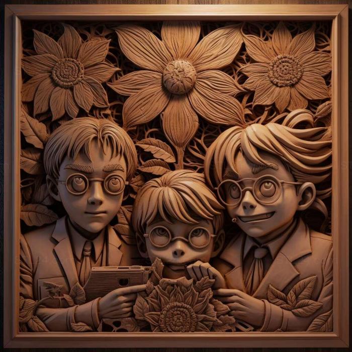 Games (Detective Conan The Sunflowers of Hell anime 1, GAMES_20133) 3D models for cnc