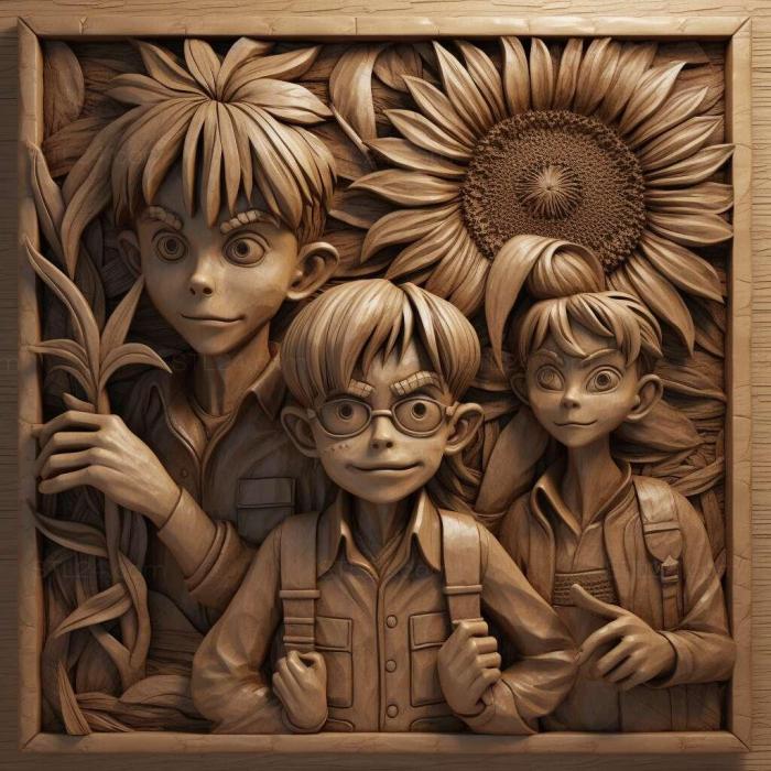 Games (Detective Conan The Sunflowers of Hell anime 2, GAMES_20134) 3D models for cnc