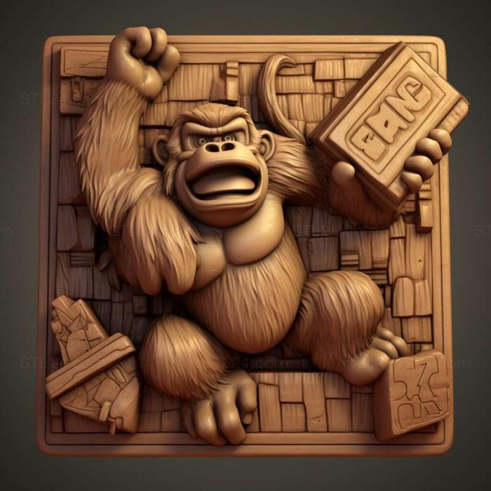Games (Donkey Kong Jrgame 1, GAMES_20213) 3D models for cnc