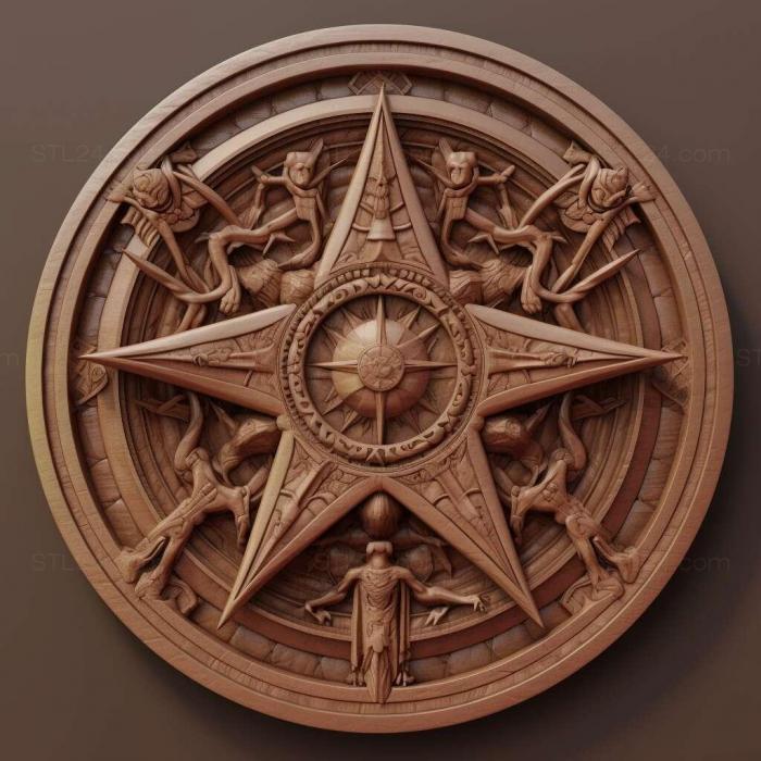 Games (Madoka Magica The Battle Pentagram 1, GAMES_20269) 3D models for cnc