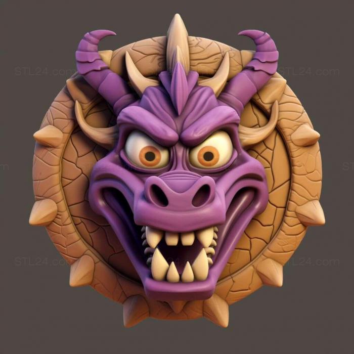 Games (Spyro 2 Riptos Rage 2, GAMES_20418) 3D models for cnc