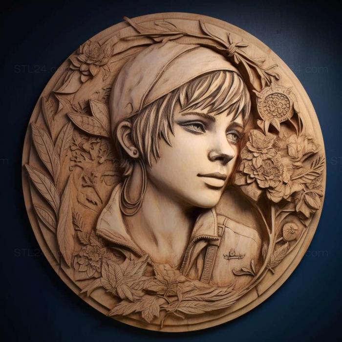 Games (st Chloe Price from Life is Strange 4, GAMES_2084) 3D models for cnc