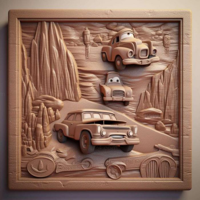 Games (Cars Radiator Springs Adventures 4, GAMES_2096) 3D models for cnc