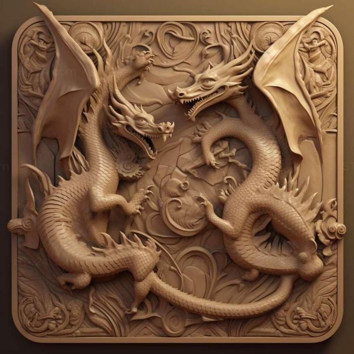 Games (School of dragons Alchemy adventure 2, GAMES_21190) 3D models for cnc