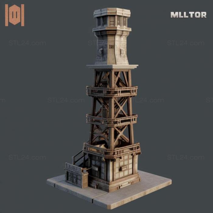 Games (Metro LaLight Tower Pack 1, GAMES_21213) 3D models for cnc