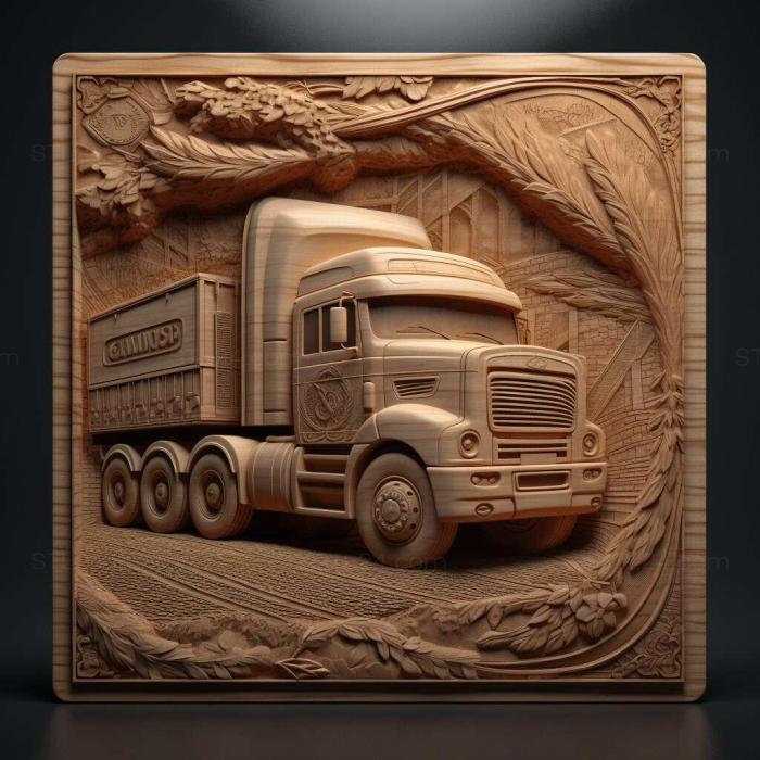 Games (Euro Truck Simulator 2 2, GAMES_21234) 3D models for cnc