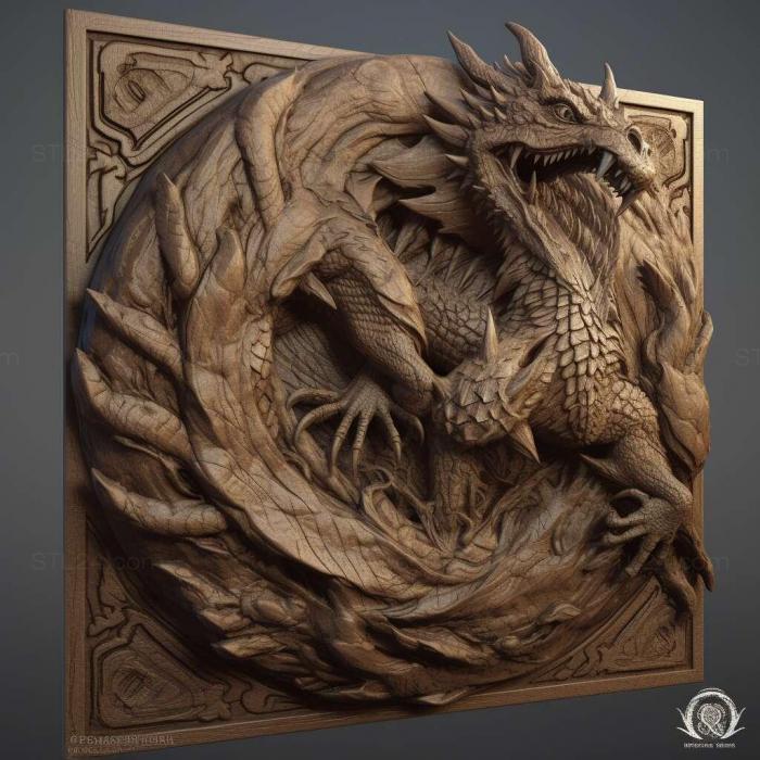 Games (The Elder Scrolls Online Scalebreaker 1, GAMES_21529) 3D models for cnc