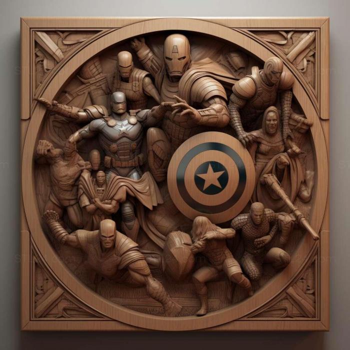 Games (Marvel Ultimate Alliance 2 1, GAMES_21821) 3D models for cnc