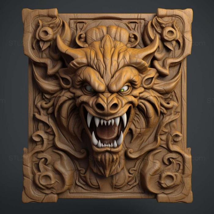 Games (World of Warcraft Cataclysm 2, GAMES_21834) 3D models for cnc