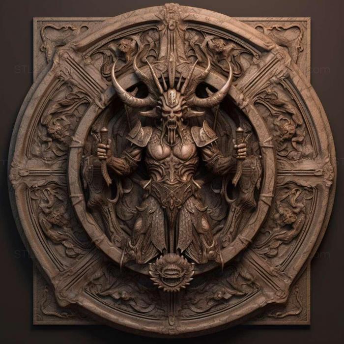 Games (Diablo 2 Expansion Set Lord of Destruction 2, GAMES_22098) 3D models for cnc