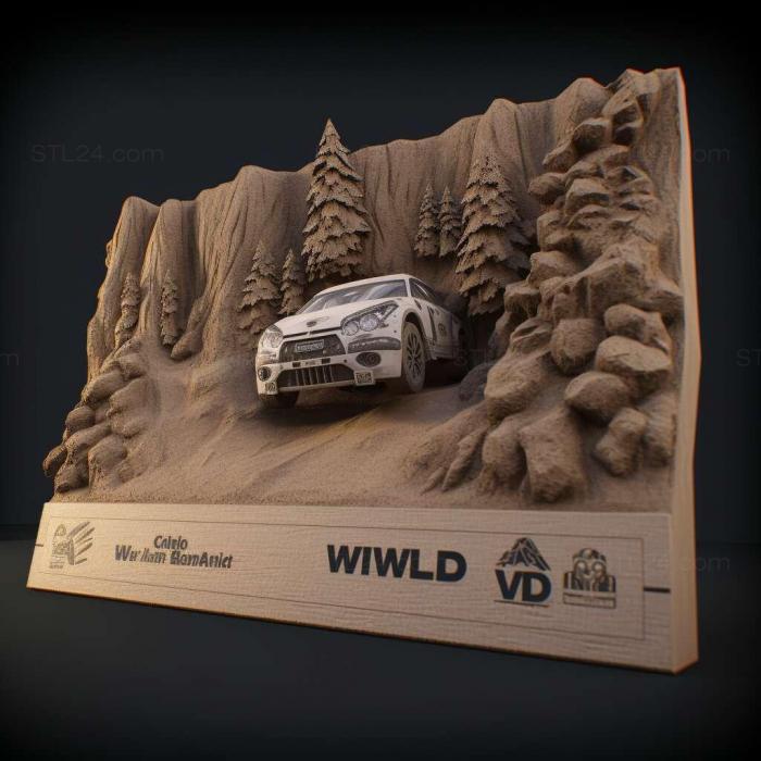 Games (WRC 4 FIA World Rally Championship 1, GAMES_22825) 3D models for cnc