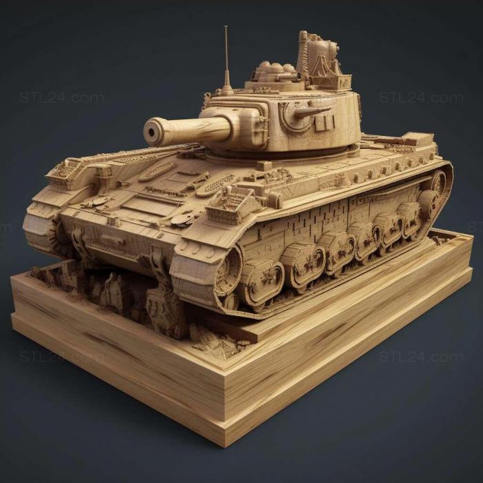Games (Armada Modern Tanks 4, GAMES_23076) 3D models for cnc