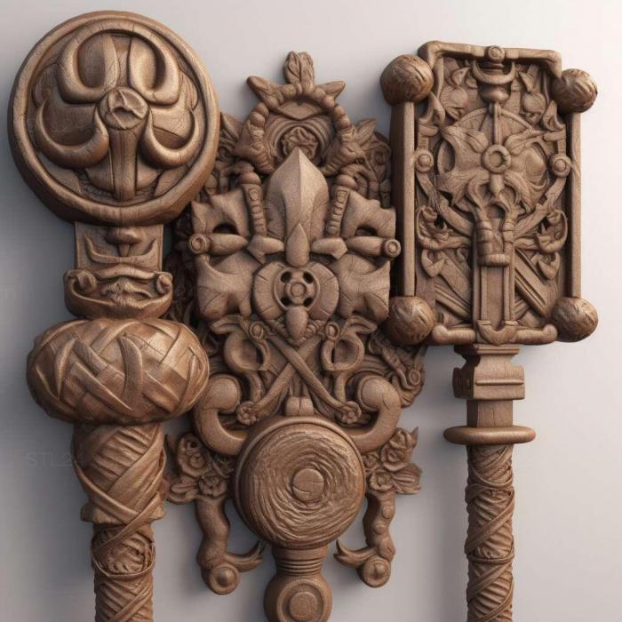 Games (Heroes of Might and Magic 5 Hammers of Fate 3, GAMES_23079) 3D models for cnc