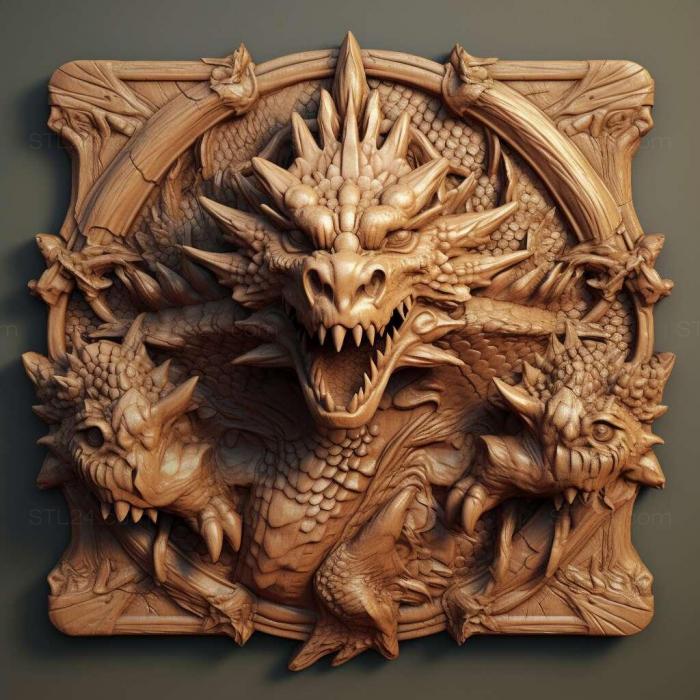 Games (Monster Hunter Online 1, GAMES_23217) 3D models for cnc