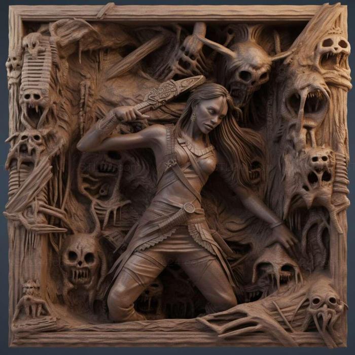 Games (Tomb Raider 4 The LaRevelation 3, GAMES_23295) 3D models for cnc