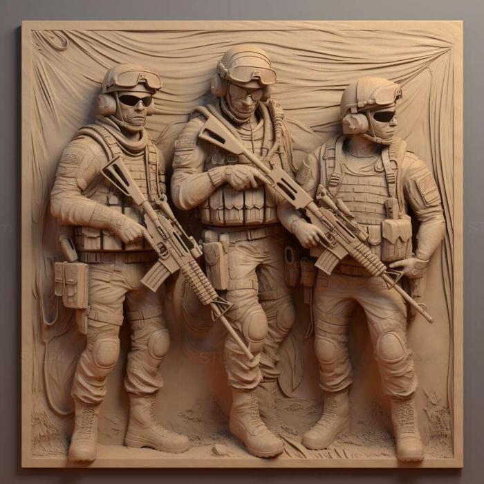 Games (Special Forces Team X 2, GAMES_23314) 3D models for cnc