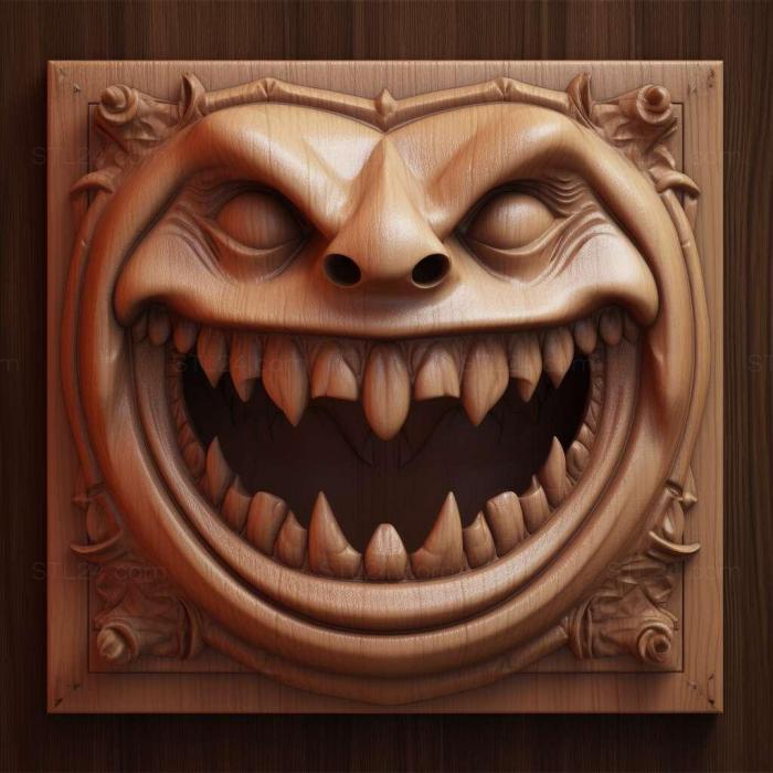 Games (The Dishwasher Vampire Smile 3, GAMES_23411) 3D models for cnc