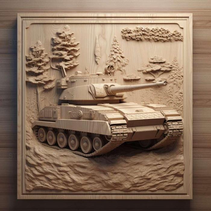 Games (Armored Warfare Assault 4, GAMES_23416) 3D models for cnc