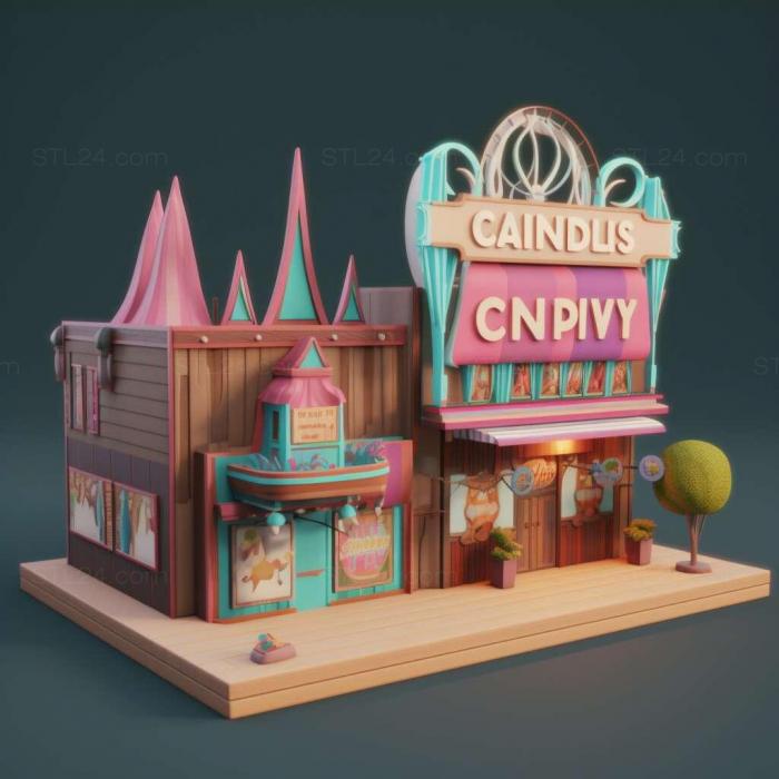 Games (The Sims Carnival SnapCity 4, GAMES_23660) 3D models for cnc