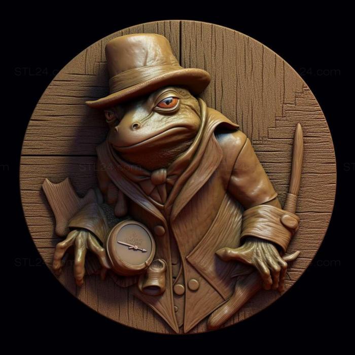 Games (Frog Detective 2 The Case of the Invisible Wizard 1, GAMES_2373) 3D models for cnc