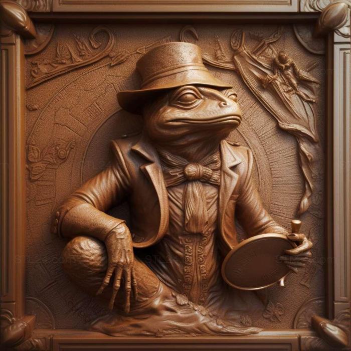 Games (Frog Detective 2 The Case of the Invisible Wizard 4, GAMES_2376) 3D models for cnc