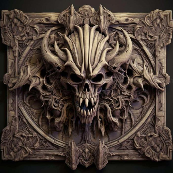 Games (Darksiders II Deathinitive Edition 3, GAMES_23795) 3D models for cnc