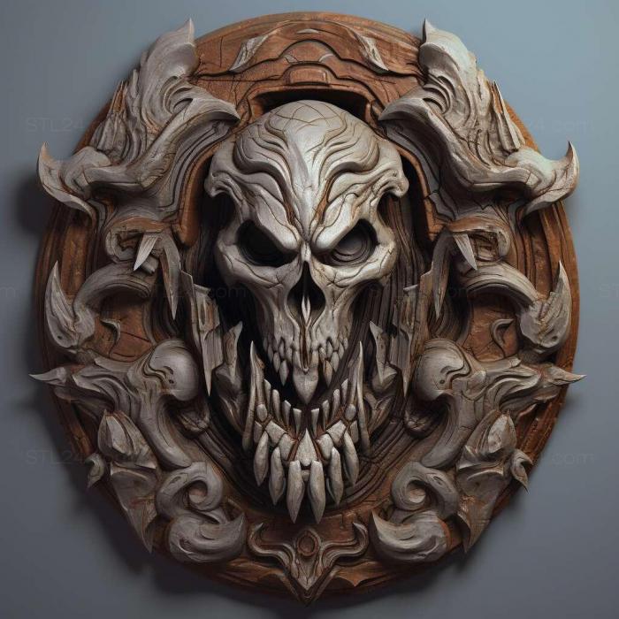 Games (Darksiders II Deathinitive Edition 4, GAMES_23796) 3D models for cnc