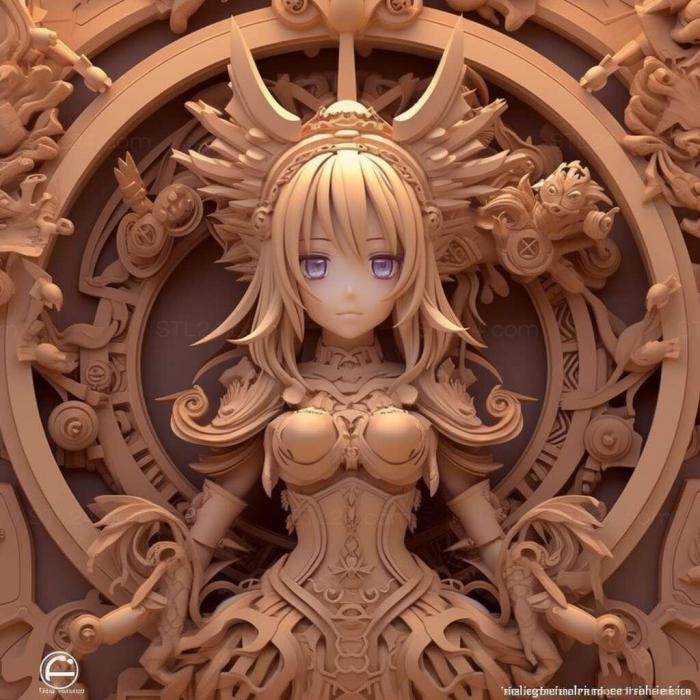 Games (Hyperdimension Neptunia 4, GAMES_23928) 3D models for cnc