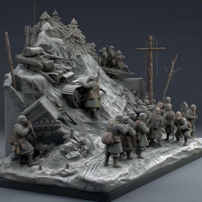 Games (Blitzkrieg North Operation 4, GAMES_23956) 3D models for cnc