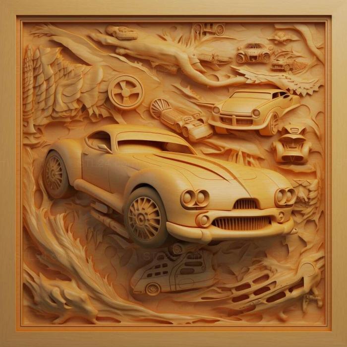 Games (Hot Wheels Worlds BeDriver 1, GAMES_24009) 3D models for cnc