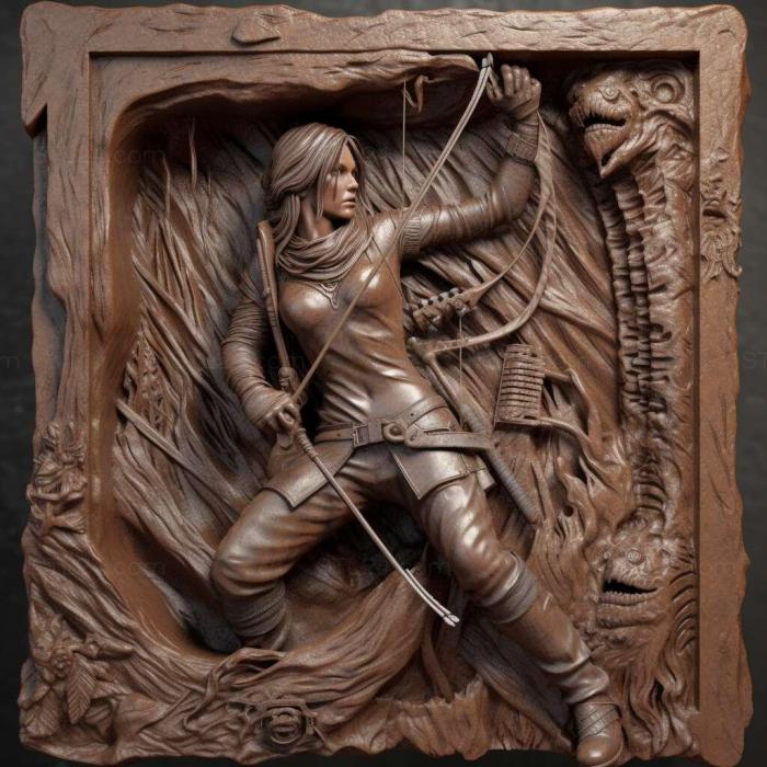 Games (Rise of the Tomb Raider 20 Year Celebration 2, GAMES_24046) 3D models for cnc