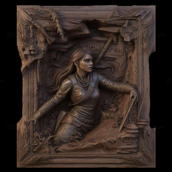 Games (Rise of the Tomb Raider 20 Year Celebration 3, GAMES_24047) 3D models for cnc