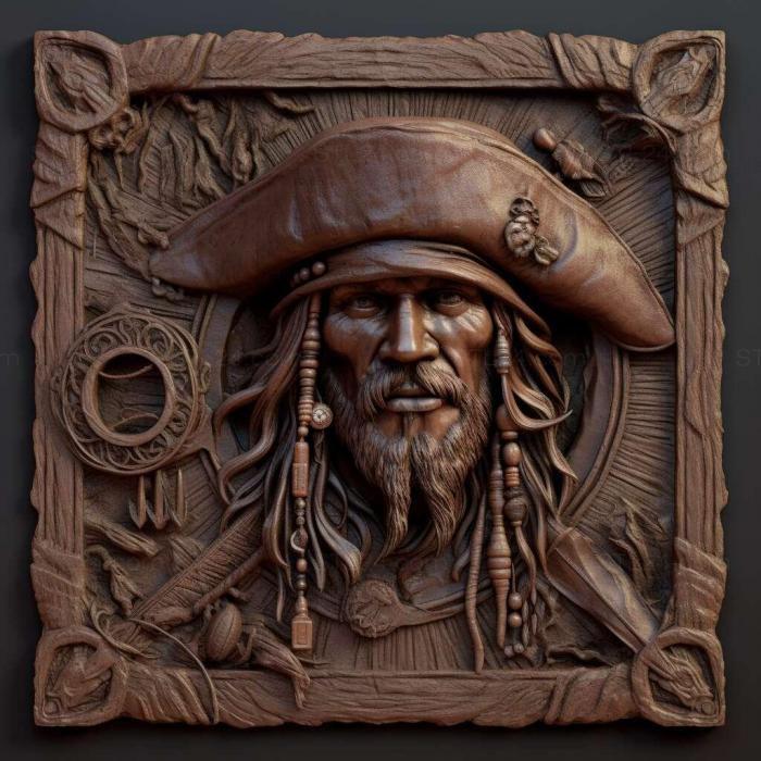 Games (Pirates Of The Caribbean Dead Mans Chegame 3, GAMES_24115) 3D models for cnc