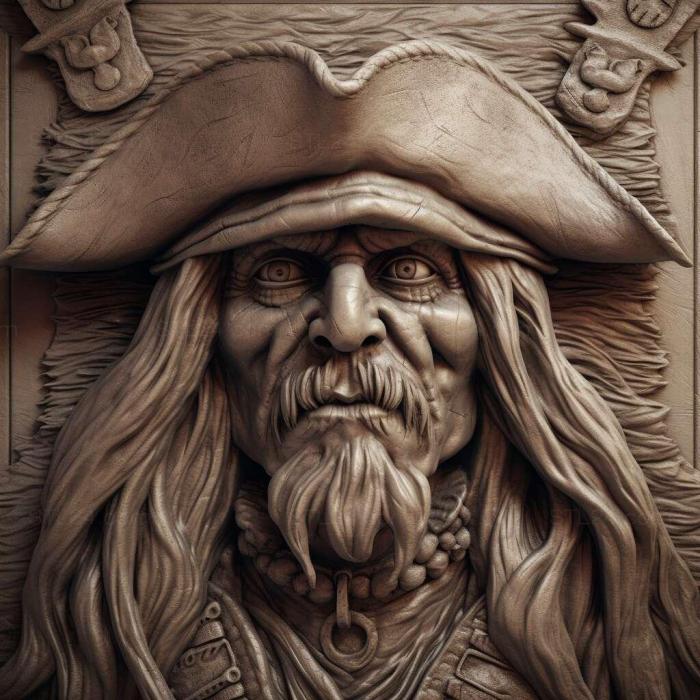 Games (Pirates Of The Caribbean Dead Mans Chegame 4, GAMES_24116) 3D models for cnc