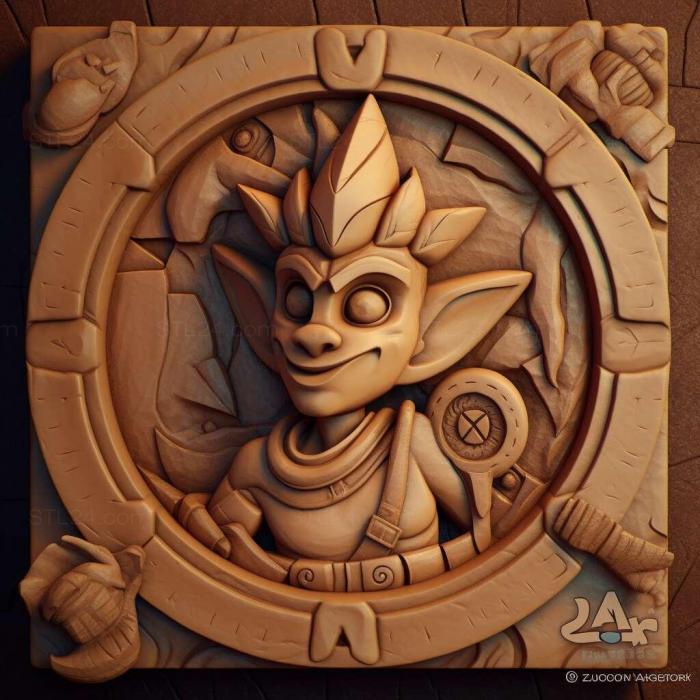 Games (Jak and Daxter The Precursor Legacy 1, GAMES_24121) 3D models for cnc