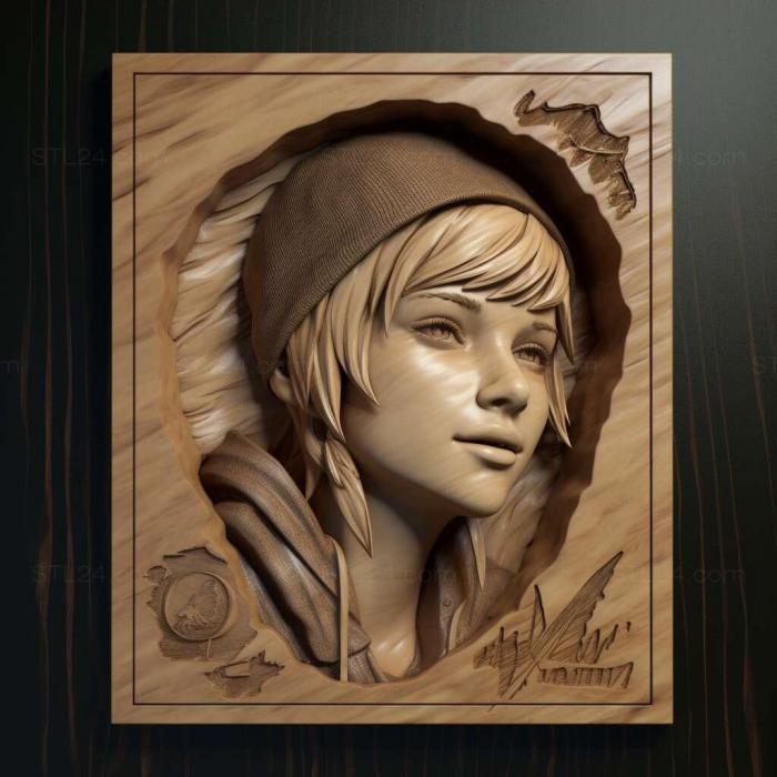 Games (Chloe Price from Life is Strange 4, GAMES_24328) 3D models for cnc