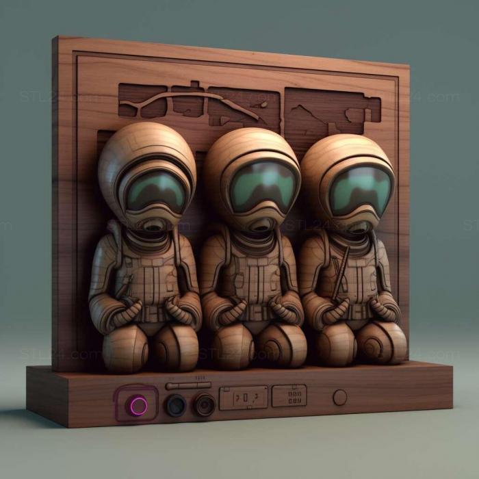 Games (Stealth Inc 2 A Game of Clones 3, GAMES_24383) 3D models for cnc