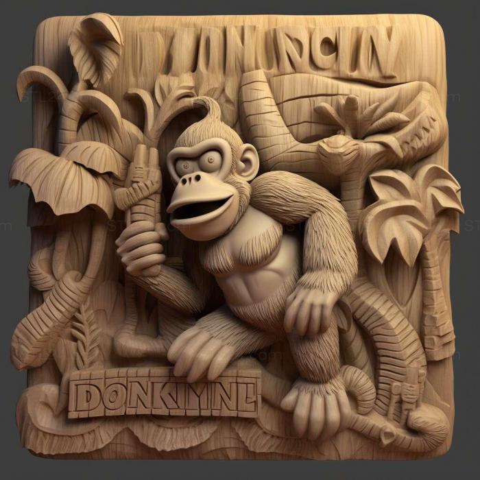 Games (Donkey Kong Country Tropical Freeze 2, GAMES_24406) 3D models for cnc