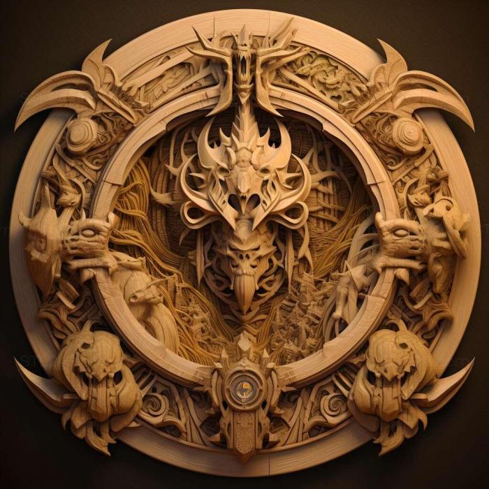 Games (World of Warcraft The Burning Crusade 1, GAMES_2445) 3D models for cnc