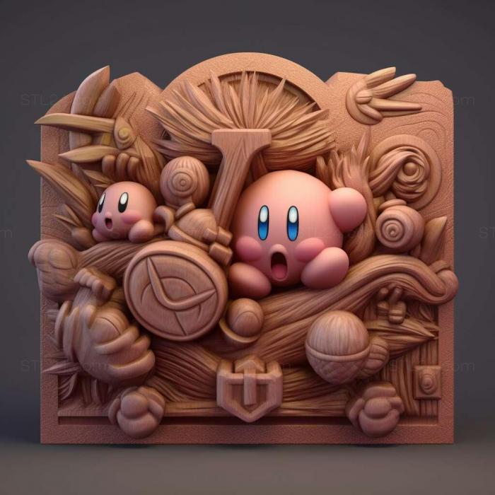 Games (Kirby Triple Deluxe 1, GAMES_24641) 3D models for cnc