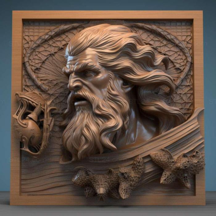 Games (Poseidon Master of Atlantis 1, GAMES_24837) 3D models for cnc