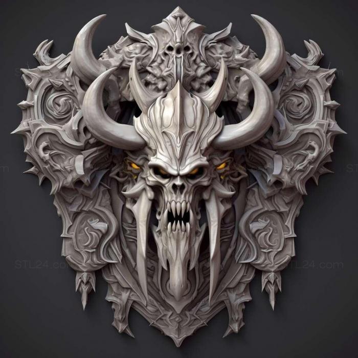 Games (Warcraft 3 The Frozen Throne 1, GAMES_24873) 3D models for cnc