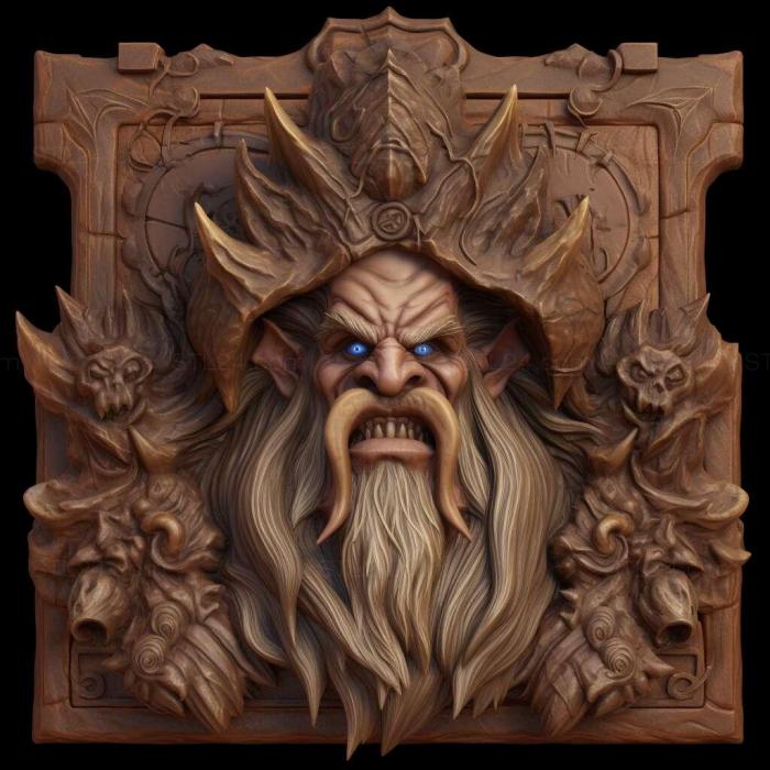 Games (Warcraft 3 The Frozen Throne 2, GAMES_24874) 3D models for cnc